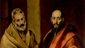 Painting of Saints Peter and Paul by El Greco