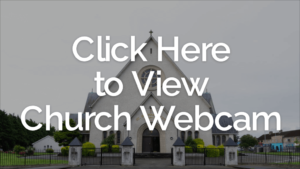 graphic for webcam button, displaying church, with text overlay to click to view webcam